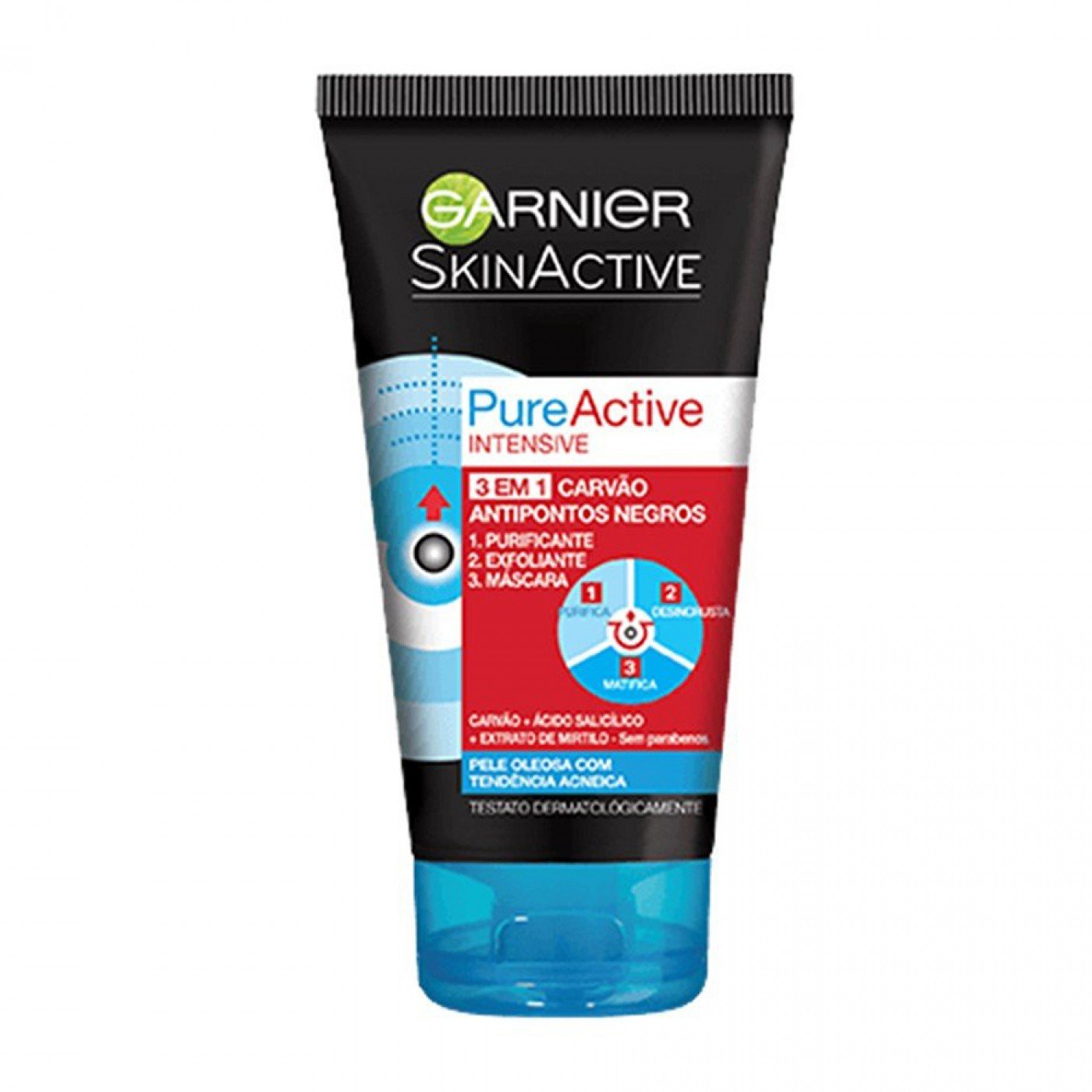 Garnier SkinActive PureActive Charcoal 3in1 150ml Veela Veela Beauty