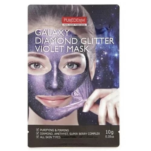 Purederm Galaxy Diamond Glitter Mask Violet 30G 2