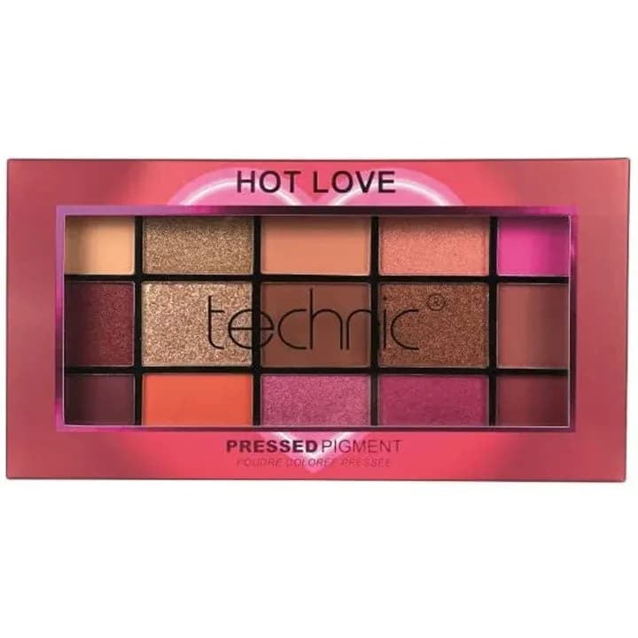 Technic Pressed Pigment Eyeshadow Hot Love 15 Color 1