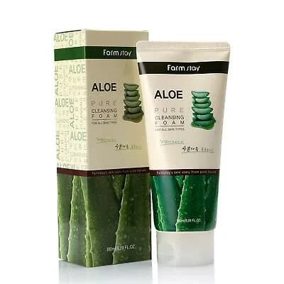 Farmstay Aloe Pure Cleansing Foam 180Ml 1