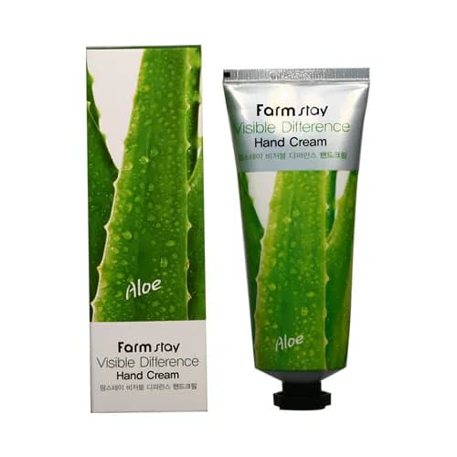 Farmstay Visible Difference Hand Cream Aloe 100Ml 1