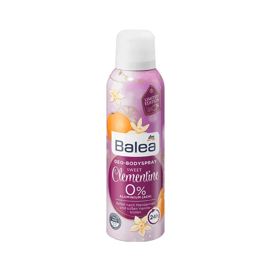 Balea Deo Spray Sweet Clementine, Vanilla Fragrance 200 Ml 1
