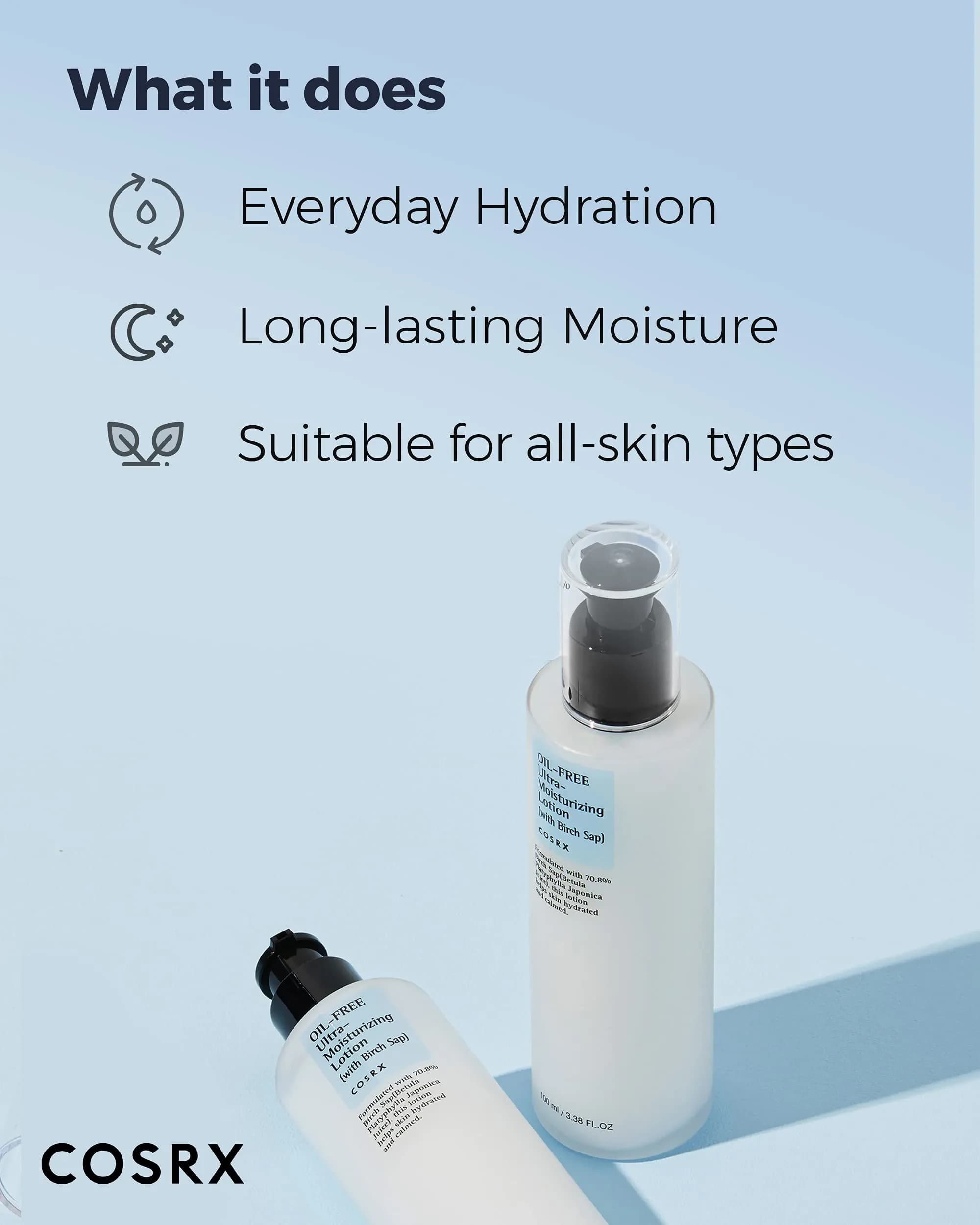 Cosrx Oil Free Ultra Moisturizing Lotion 100ml 2