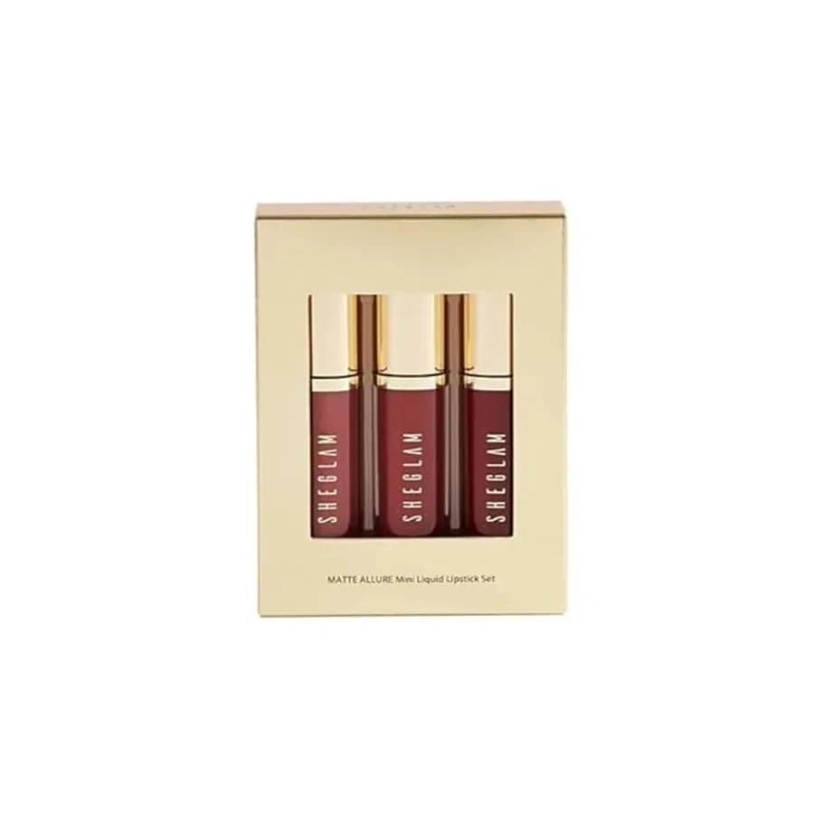 Sheglam Matte Allure Mini Liquid Lipstick Set-After The Moment 1