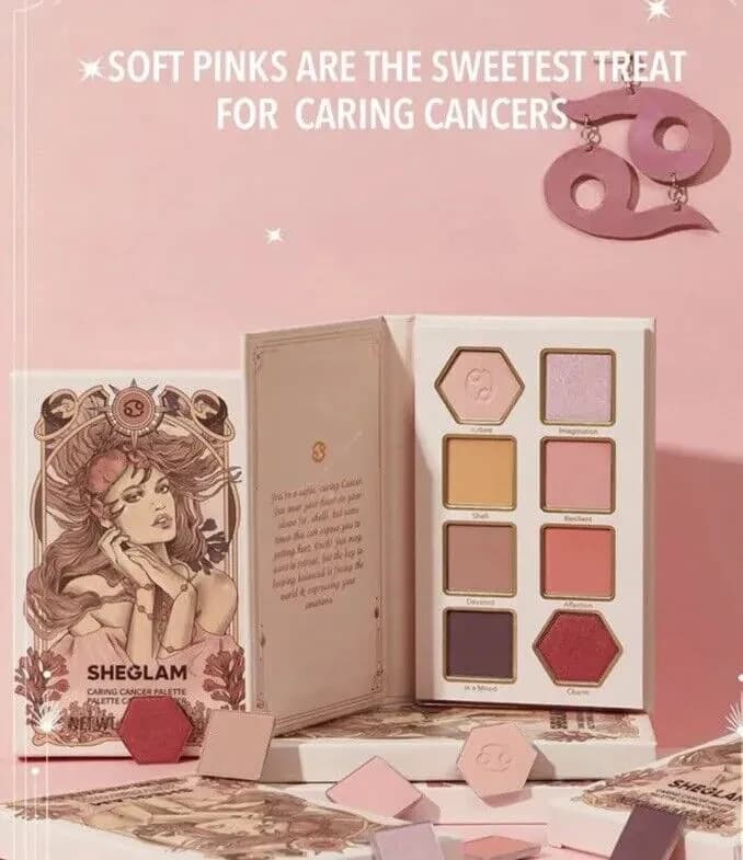 Sheglam Caring Cancer Eyeshadow Palette 8 2