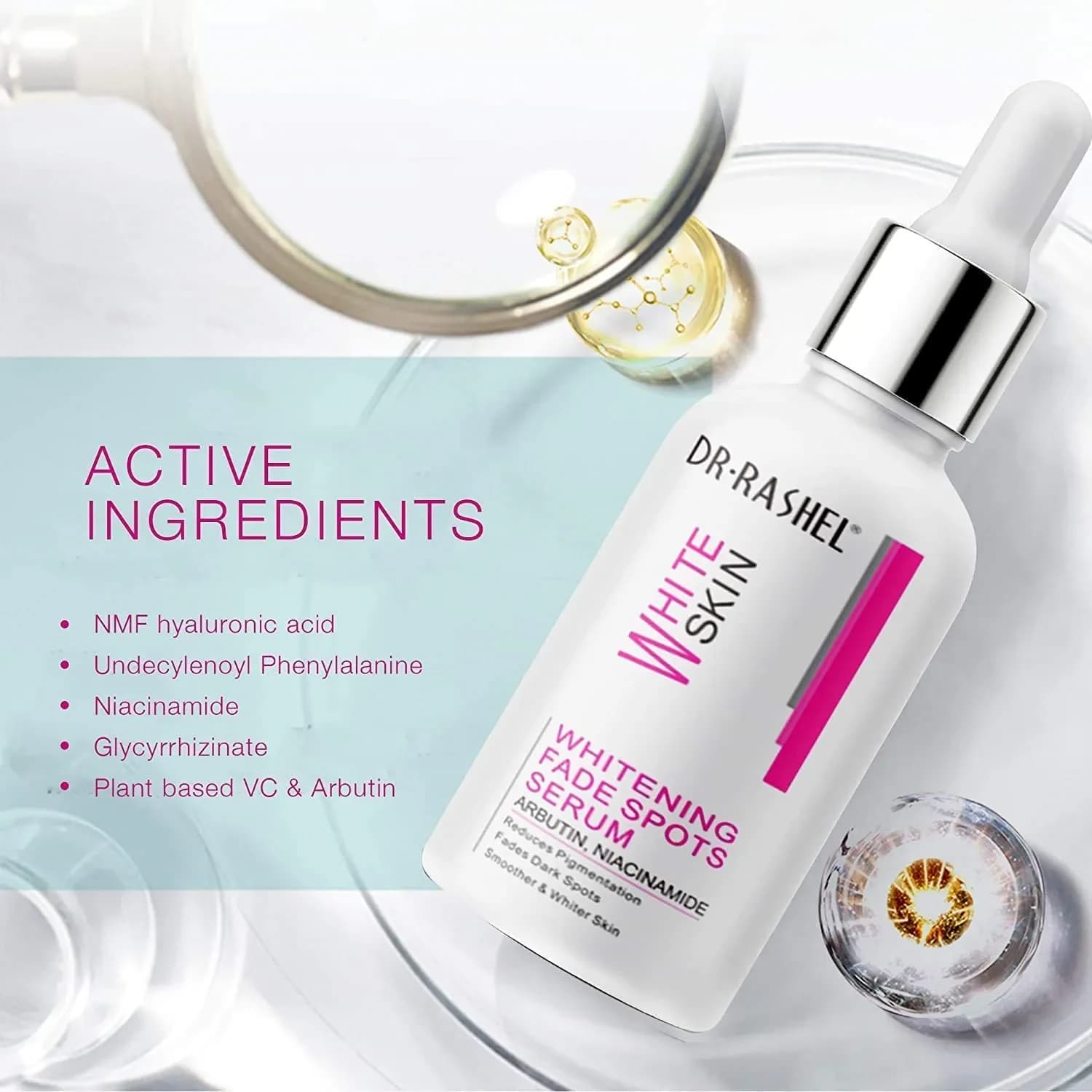 Dr Rashel Whitening Fade Spots Serum White 50ml 2