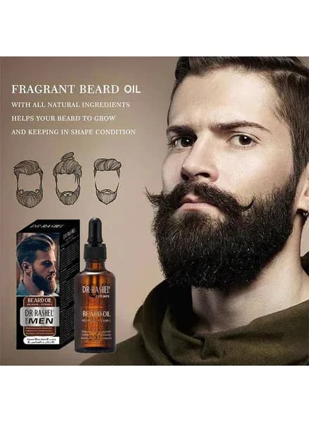 Dr Rashel Beard Oil With Argan Oil +Vitamin E 50 Ml 2