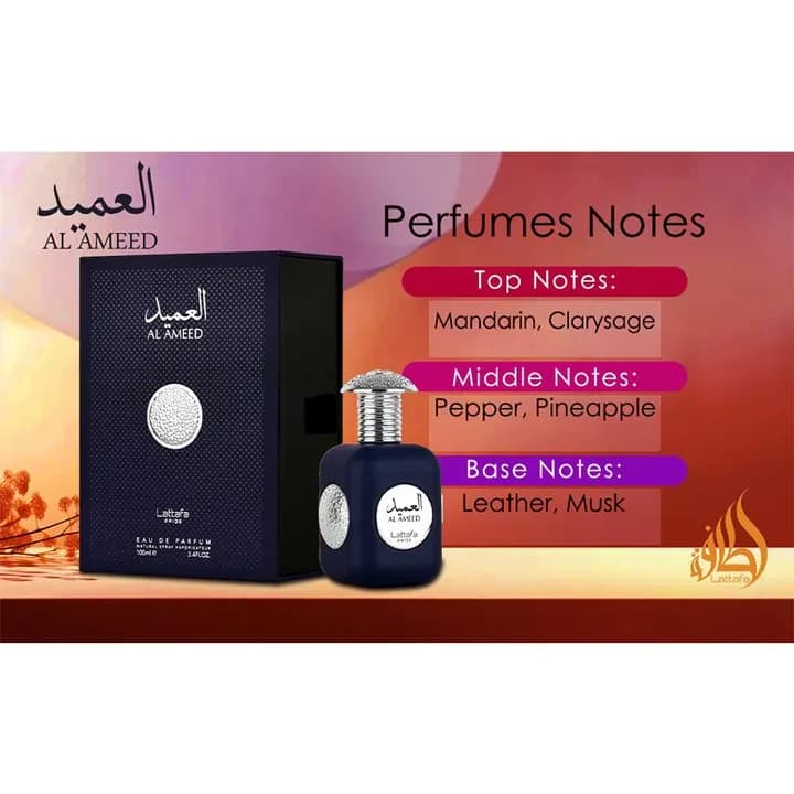 Lattafa Pride  Al Ameed  Edp For Men Edp 100Ml 2