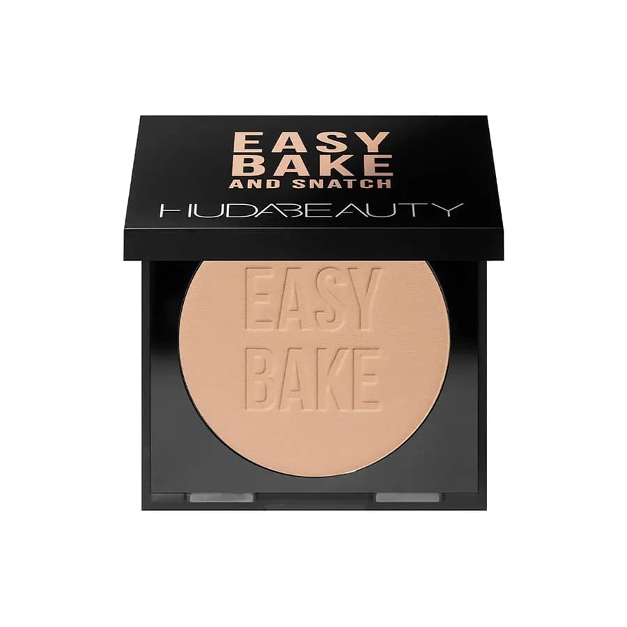 Huda Beauty Easy Bake and Snatch Pressed Talc-Free Brightening and Setting Powder - Banana Bread 8.5g 1