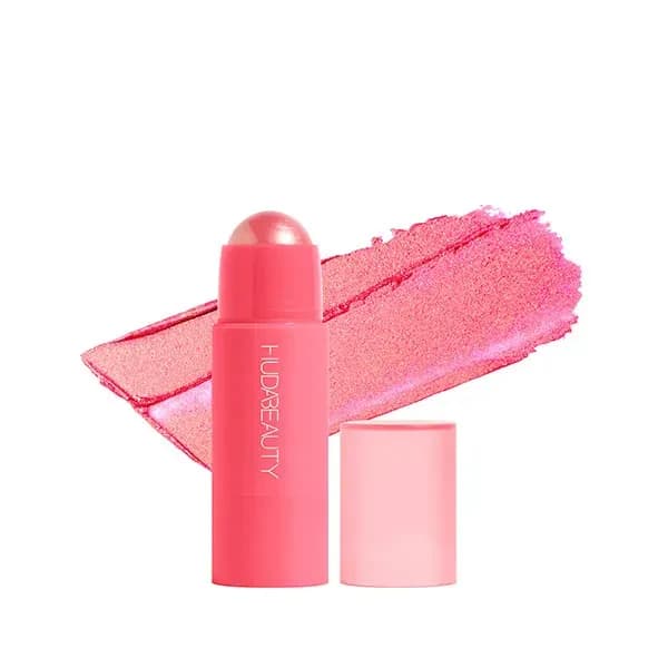  Huda Beauty Cheeky Tint Cream Blush Stick-Proud Pink 2