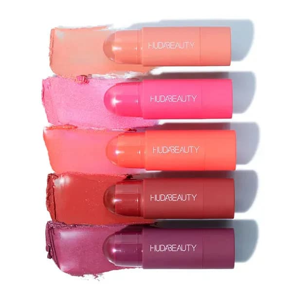  Huda Beauty Cheeky Tint Cream Blush Stick-Proud Pink 3
