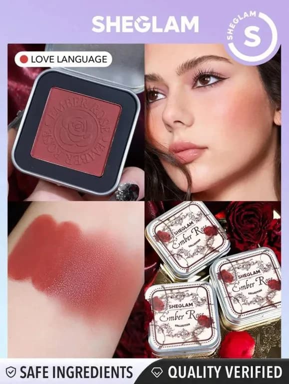 Sheglam Ember Rose Eternal Flame Cream Blush Love Language  2