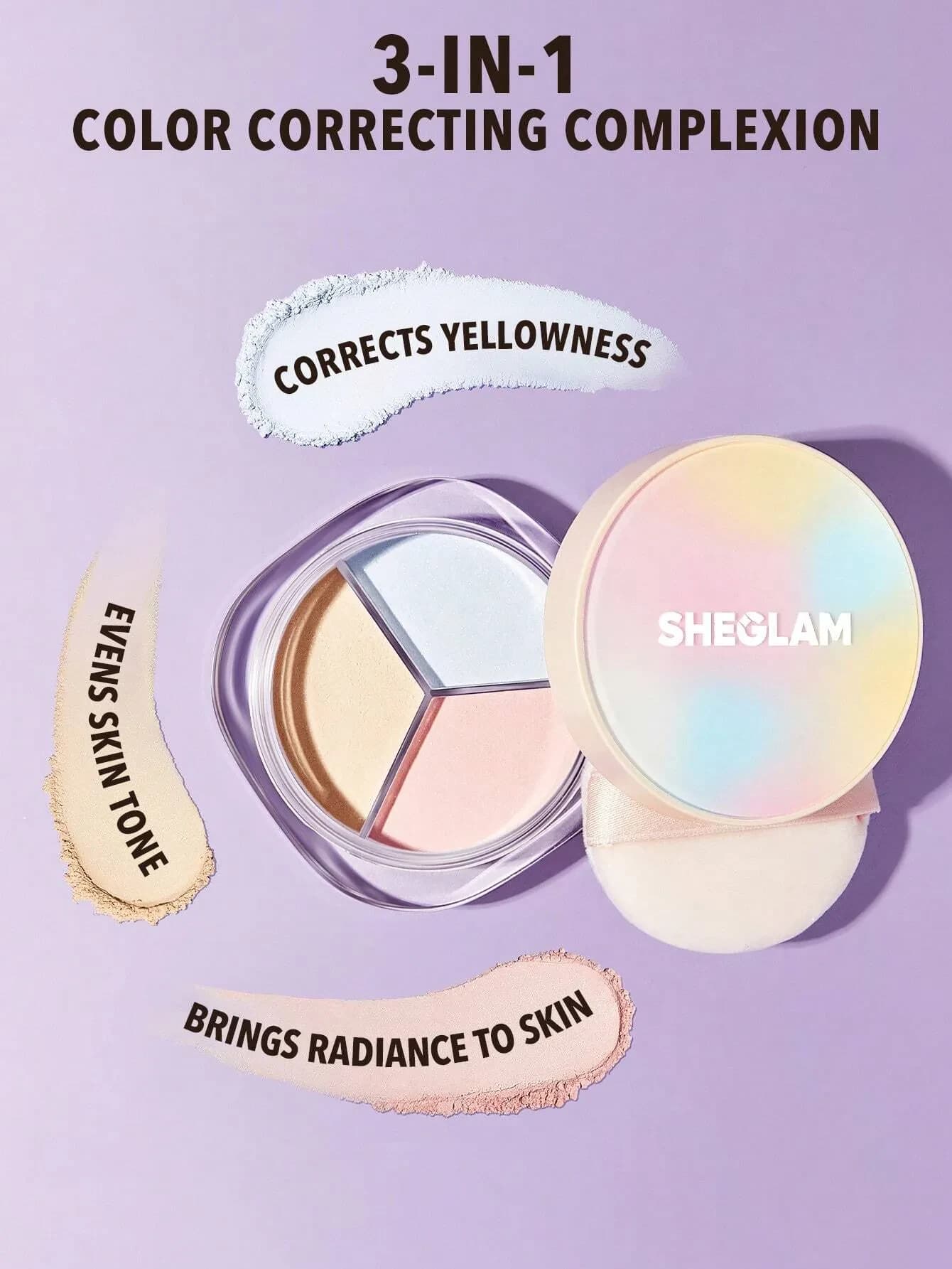 sheglam radiance ring 3 in 1 correcting setting powder 3