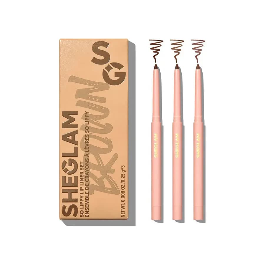Sheglam So Lippy Lip Liner Set Espresso Kisses 1