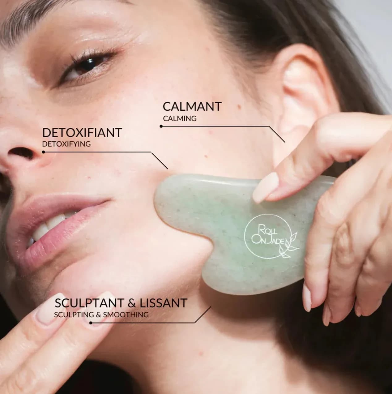 Natural Stone Gua Sha Scraping Massage Tool 2