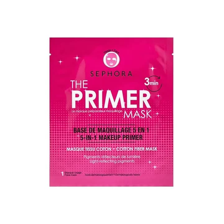Sephora Clarins The Primer Mask 5 In 1 Makeup Primer Cotton Fiber Mask 1