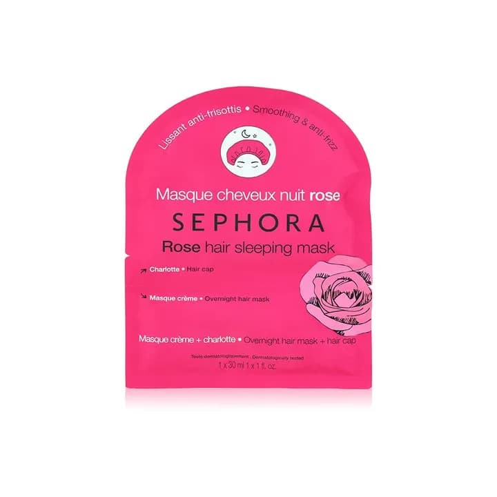 Sephora Rose Extract Hair Sleeping Mask Smoothing & Anti-Frizz  1