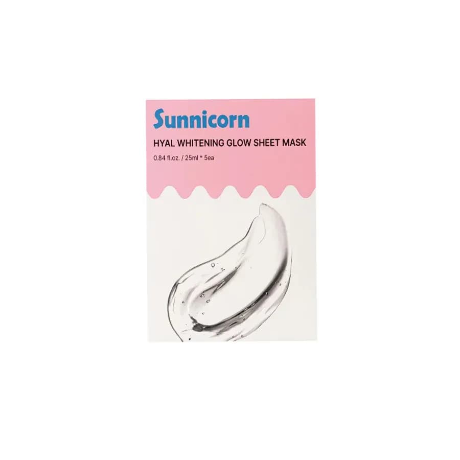Sunnicorn Hyal Whitening Glow Sheet Mask 25 ml 1