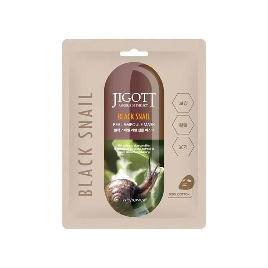 Jigott Facial mask with snail slime extract 1