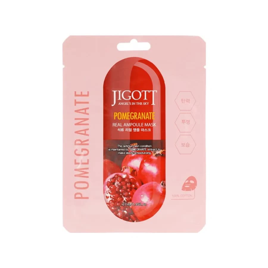 Jigott Pomegranate Real Ampoule Mask 27ml 1