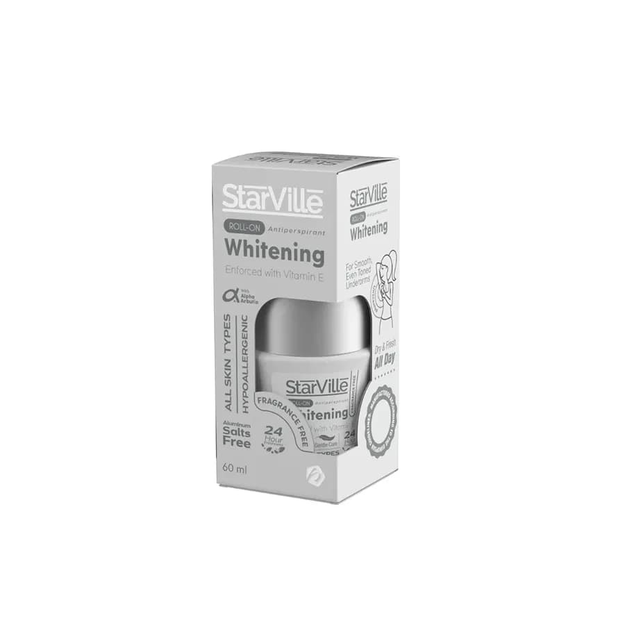Starville Whitening Roll On Fragrance Free 60 ml 1