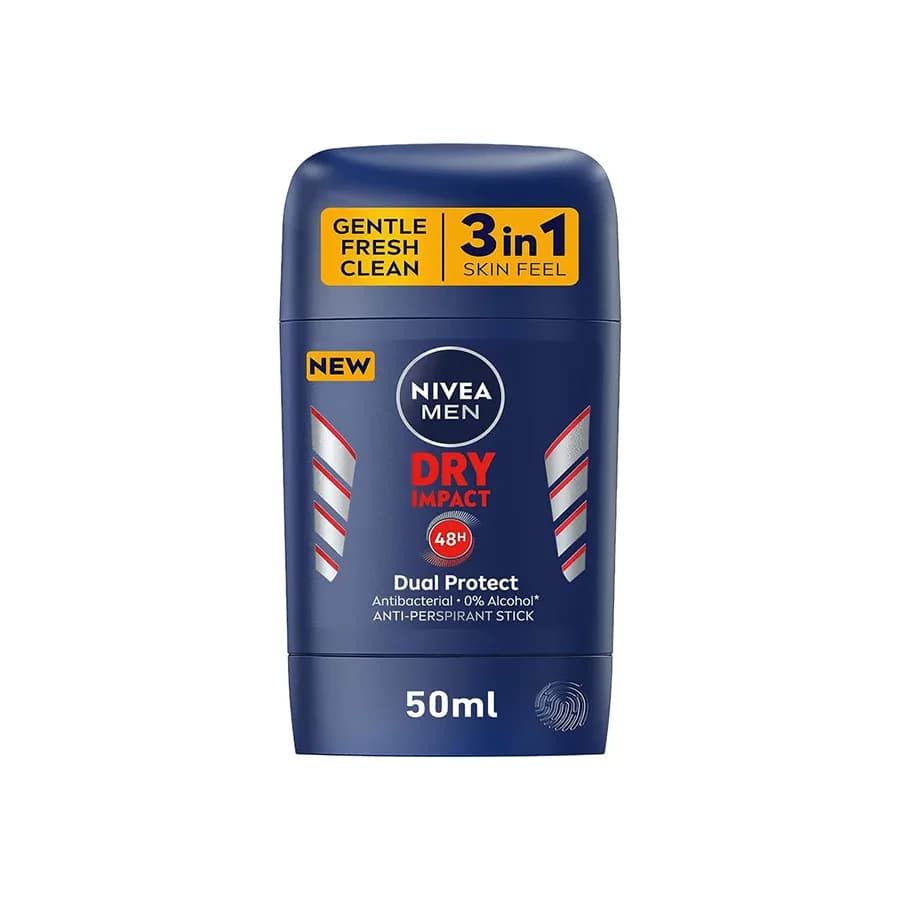 Nivea Stick Dry Impact Men 3*1  50Ml 1