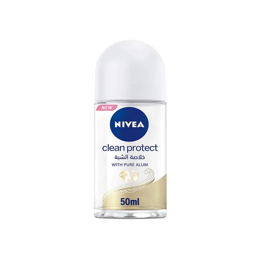 Clean Protect Anti Perspirant Roll on with Pure Alum for Women 50 ML  1