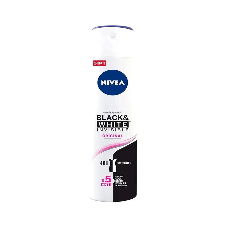Nivea Invisible Black & White Deodorant Spray for Women 150ml 1