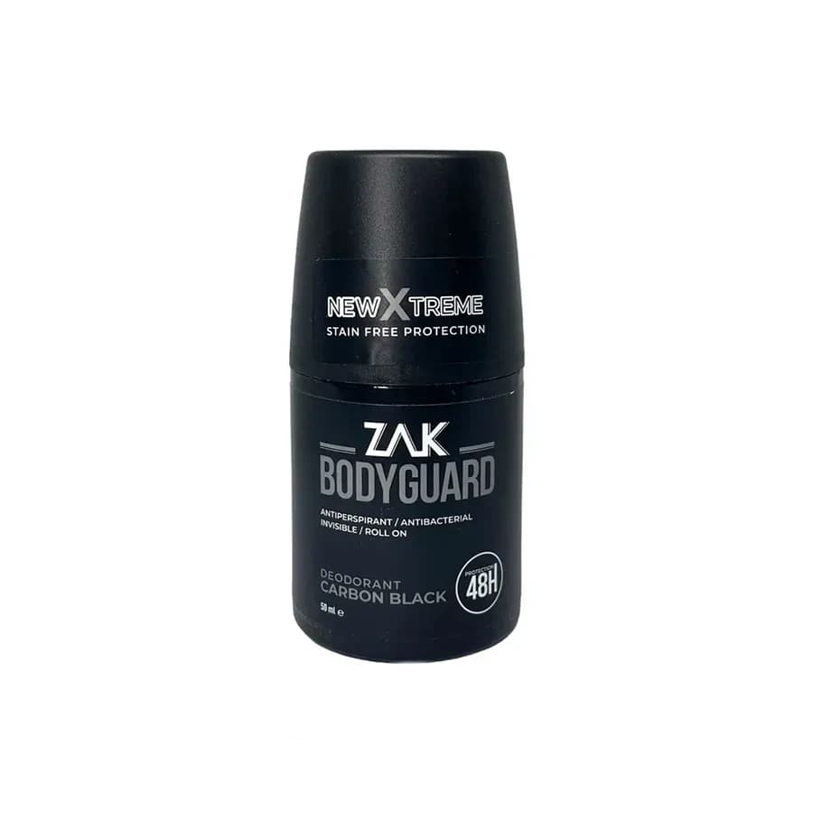 Zak Bodyguard Roll On Deodorant Carbon Black 50ml 1