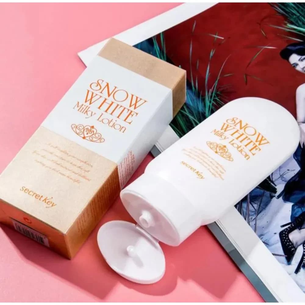 Secret Key Snow White Milk Skin Lightening Lotion 120g 3