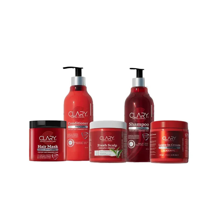 Clary Complete Hair Care bundle 5pcs 1