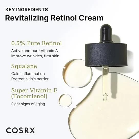 Cosrx Retinol 0.5 Oil Super Vitamin E & Squalane 20Ml 3