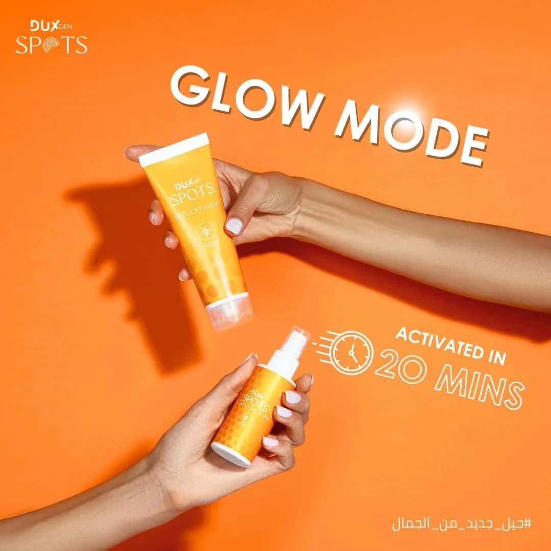 Duxgen Spots Peel-Off Mask 120 ml + Activating Spray 75 ml