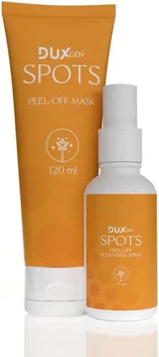 Duxgen Spots Peel-Off Mask 120 ml + Activating Spray 75 ml 2