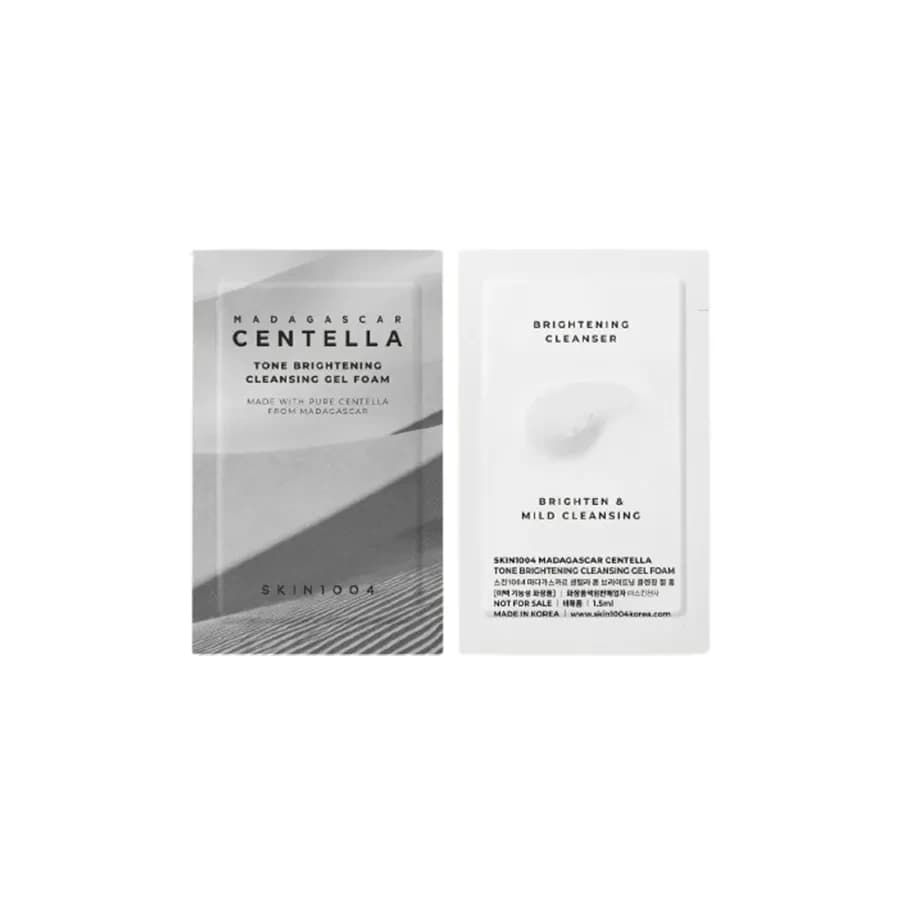 Skin1004 Centella Sachets Tone Brightening Cleansing Gel Foam 1.5ml