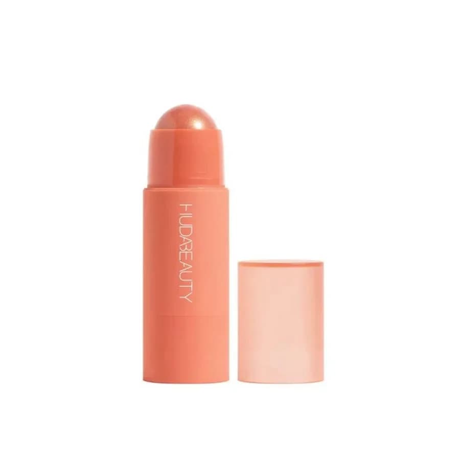 Huda Beauty Cheeky Tint Cream Blush Stick-Perky Peach 1