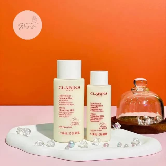 Clarins Anti-Pollution Cleansing Milk with Gentian 100ml 2