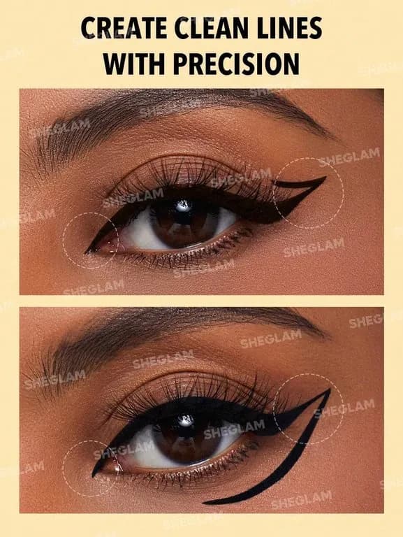Sheglam Line & Define Waterproof Liquid Eyeliner Black 2