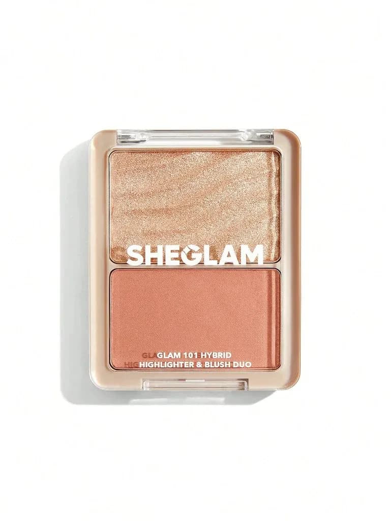 Sheglam Glam 101 Hybrid Highlighter & Blush Duo Seville 1