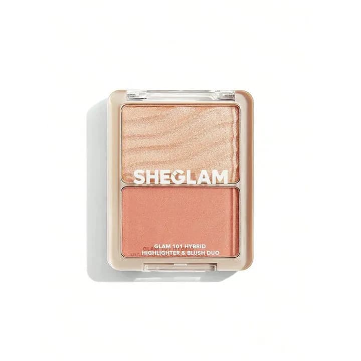 Sheglam Glam 101 Hybrid Highlighter & Blush Duo-Tropez 1