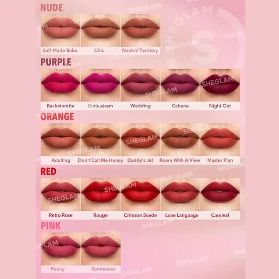 Sheglam Matte Allure Lipstick - 402 Enthusiasm 3