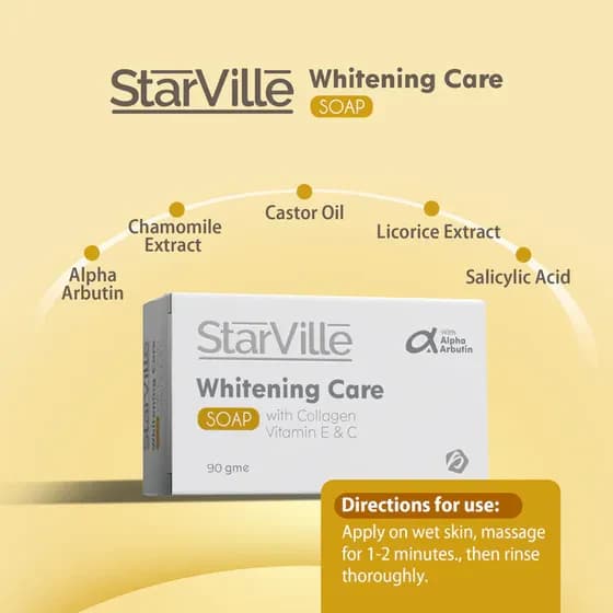 Starville Whitening Care Soap 100gm 2