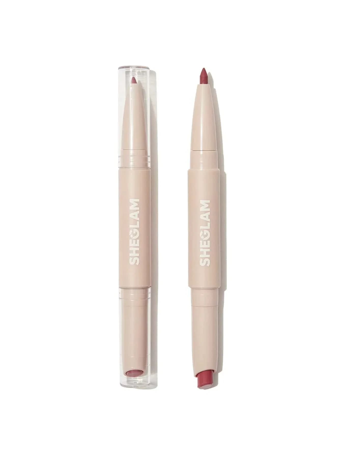 Glam 101 Lipstick & Liner Duo CHERRY FUDGE 2 In 1 1