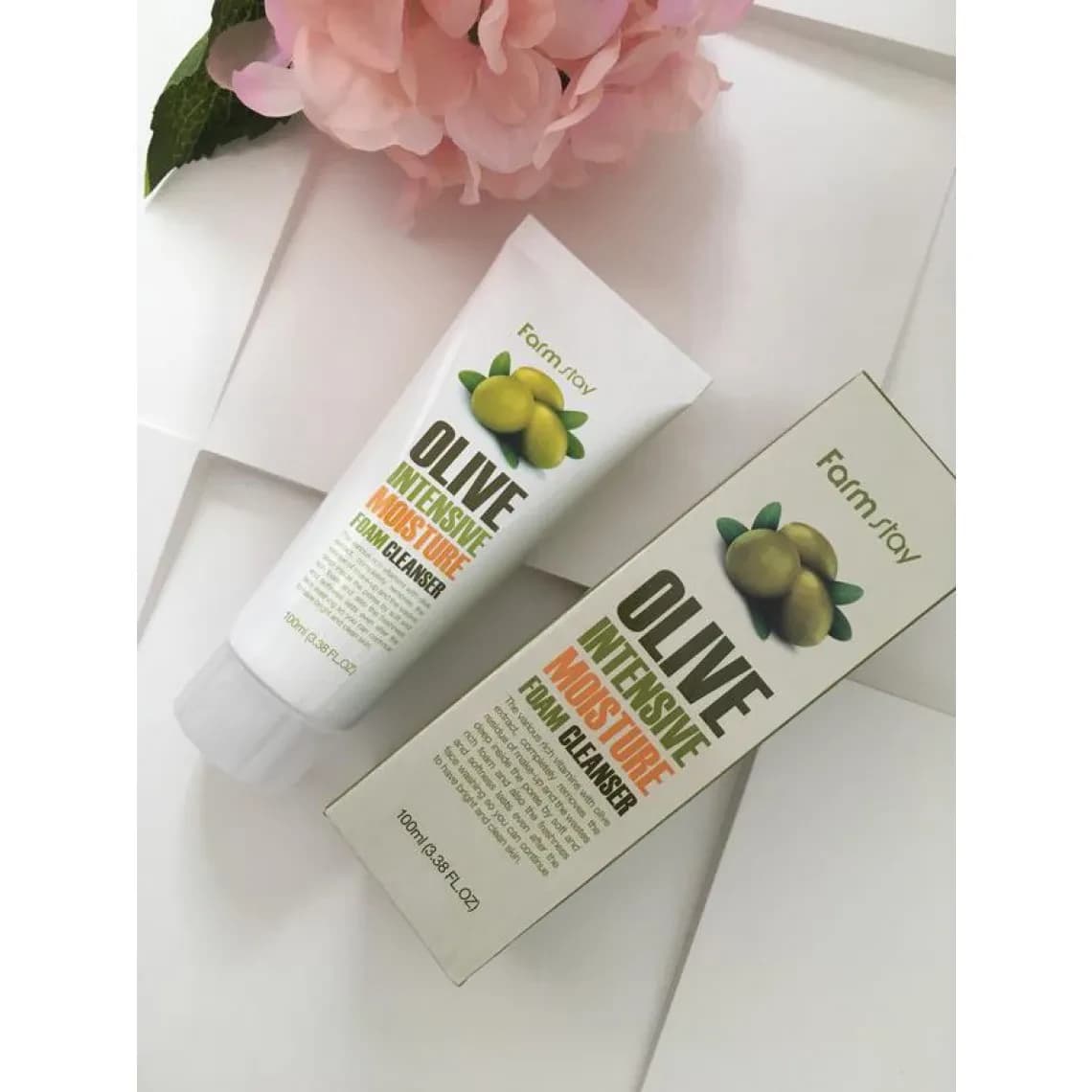 Farm Stay Olive Intensive Moisture Foam Cleanser 100Ml 2