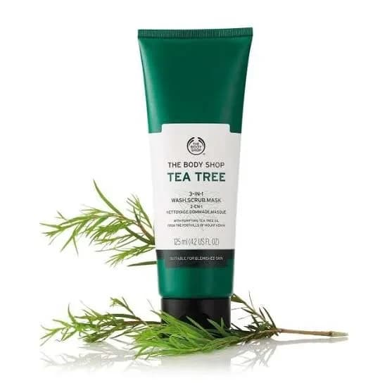 The Body Shop Tea Tree 3 In 1 Wash Scrub Mask 125Ml 2