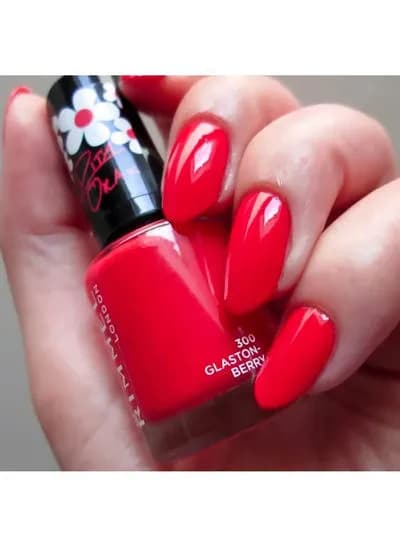 Rimmel London 60 Seconds Super Shine Nail Polish 300 Glaston Berry 3