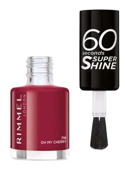 Rimmel London 60 Seconds Super Shine 710 Oh My Cherry 2