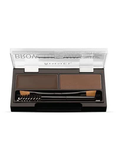 Rimmel London Brow This Way Sculpting EyeBrow Palette 003 Dark Brown 2