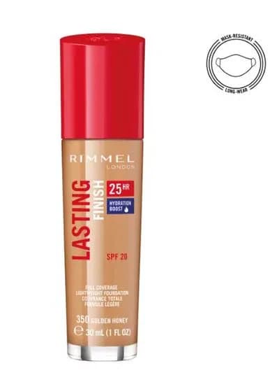 Rimmel London Lasting Finish Foundation 350 Golden Honey 2