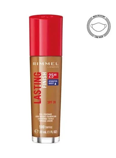 Rimmel London Lasting Finish Foundation 500 Toffee 2